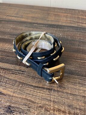 Vintage Anne Klein Suede Belt, 26”